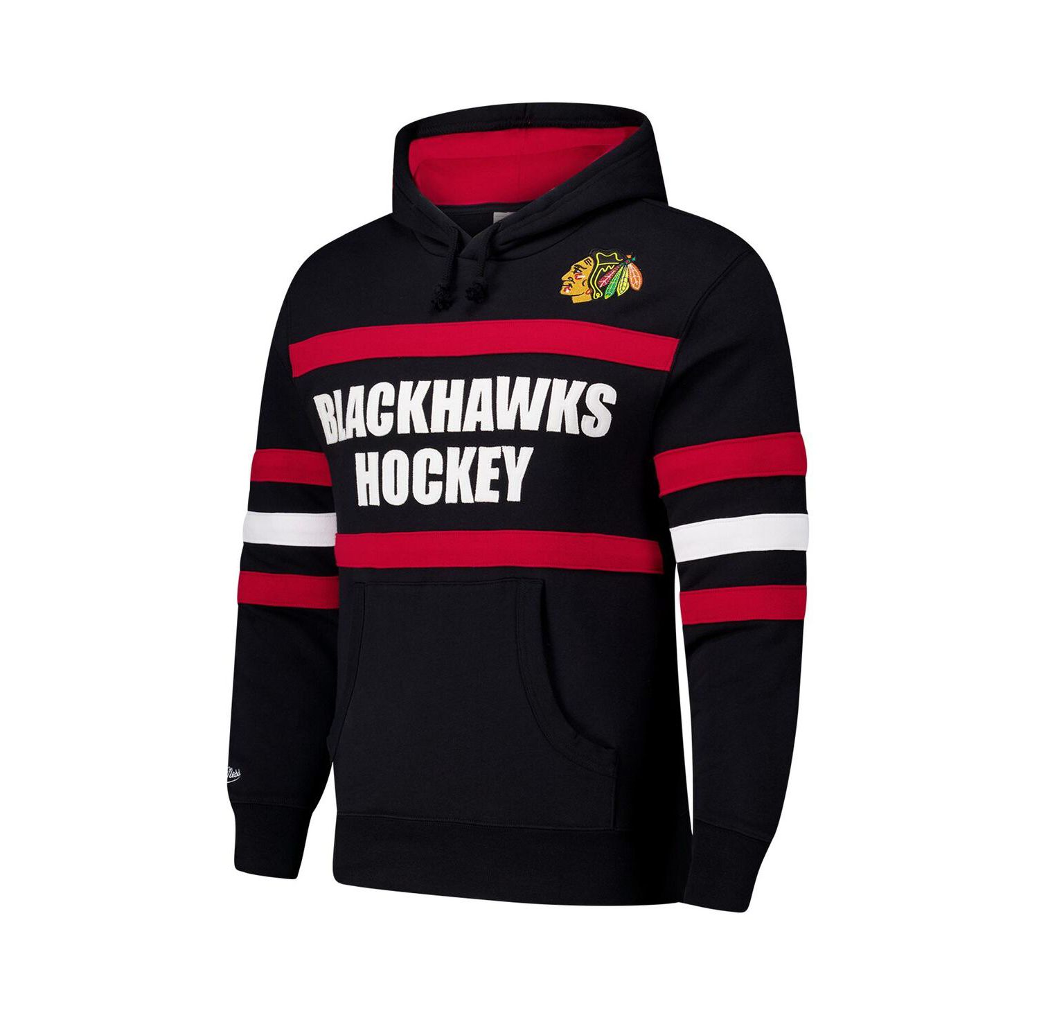 Men's Black Chicago Blackhawks Head Coach Slogan Pullover Hoodie