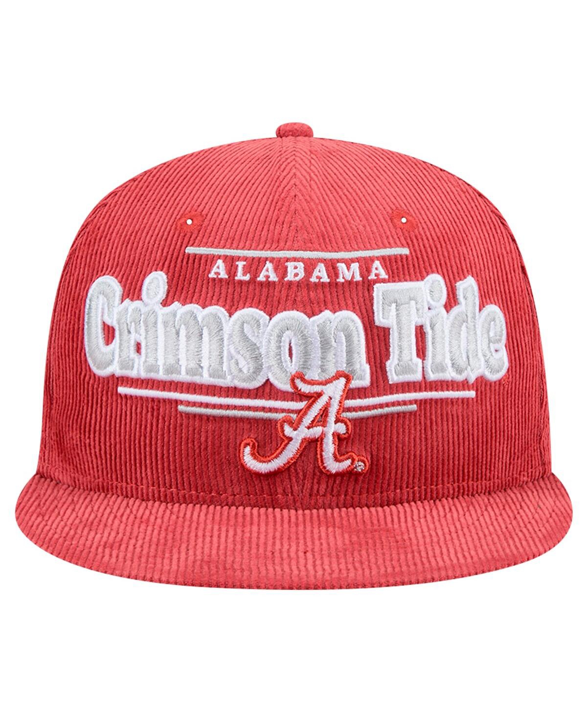 NEW ERA MEN'S CRIMSON ALABAMA CRIMSON TIDE DISPLAY 9FIFTY SNAPBACK HAT 