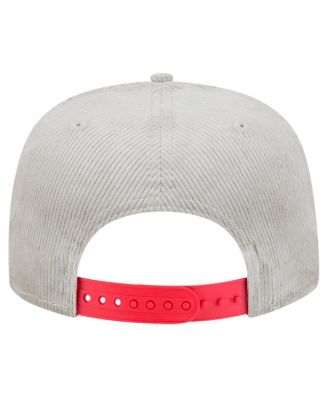 Men's Gray Texas Rangers Corduroy Golfer Snapback Hat