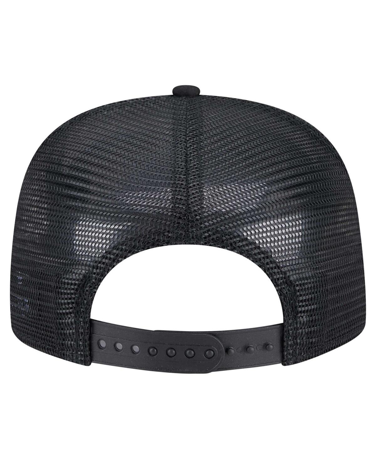 New Era Men's Black Dallas Cowboys Active Tone Golfer Snapback Hat In Black