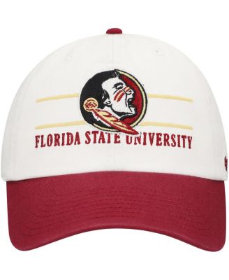 Men's White Florida State Seminoles Gridiron Clean Up Adjustable Hat
