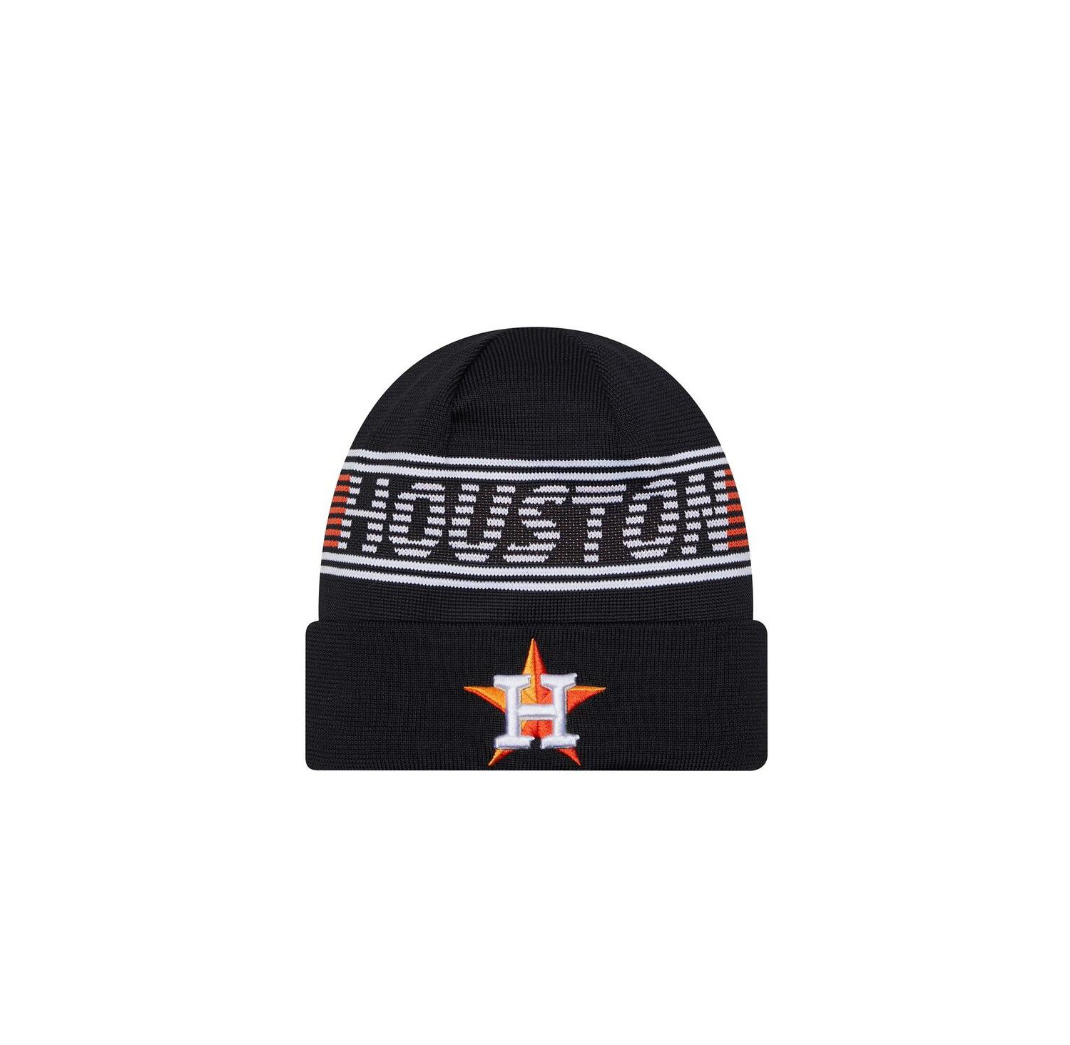 Men's Navy Houston Astros Authentic Collection Cuffed Knit Hat