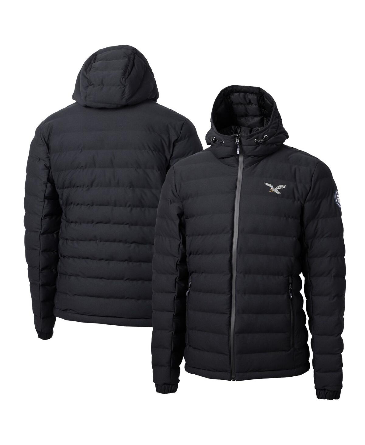 Men's Black Philadelphia Eagles Mission Ridge Eco Insulated Puffer Full-Zip Jacket - Black
