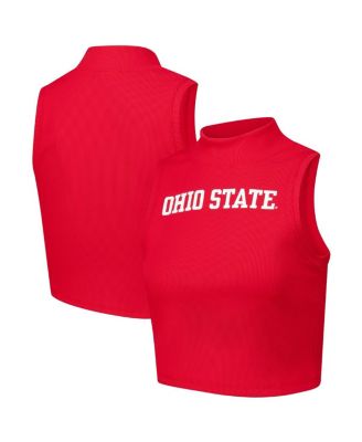 ZooZatz - Women's Scarlet Ohio State Buckeyes Cropped Tank Top