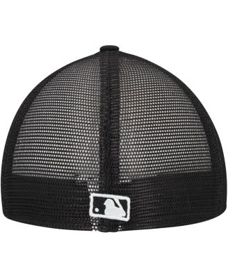Men's Black/White Miami Marlins 2023 On-Field Batting Practice Low Profile 59FIFTY Fitted Hat
