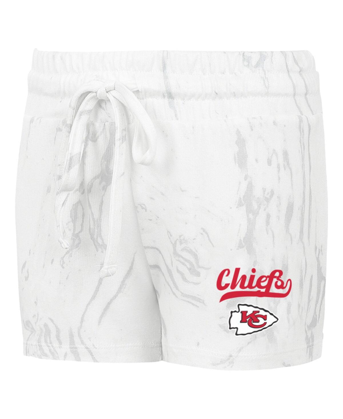 Concepts Sport Women's Kansas City Chiefs Quartz Hacci Knit Tank Top Shorts Sleep Set In White