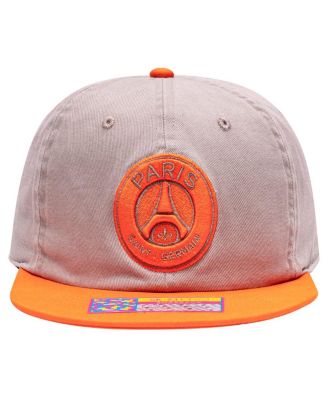 Men's Tan/Orange Paris Saint-Germain Wander Snapback Hat