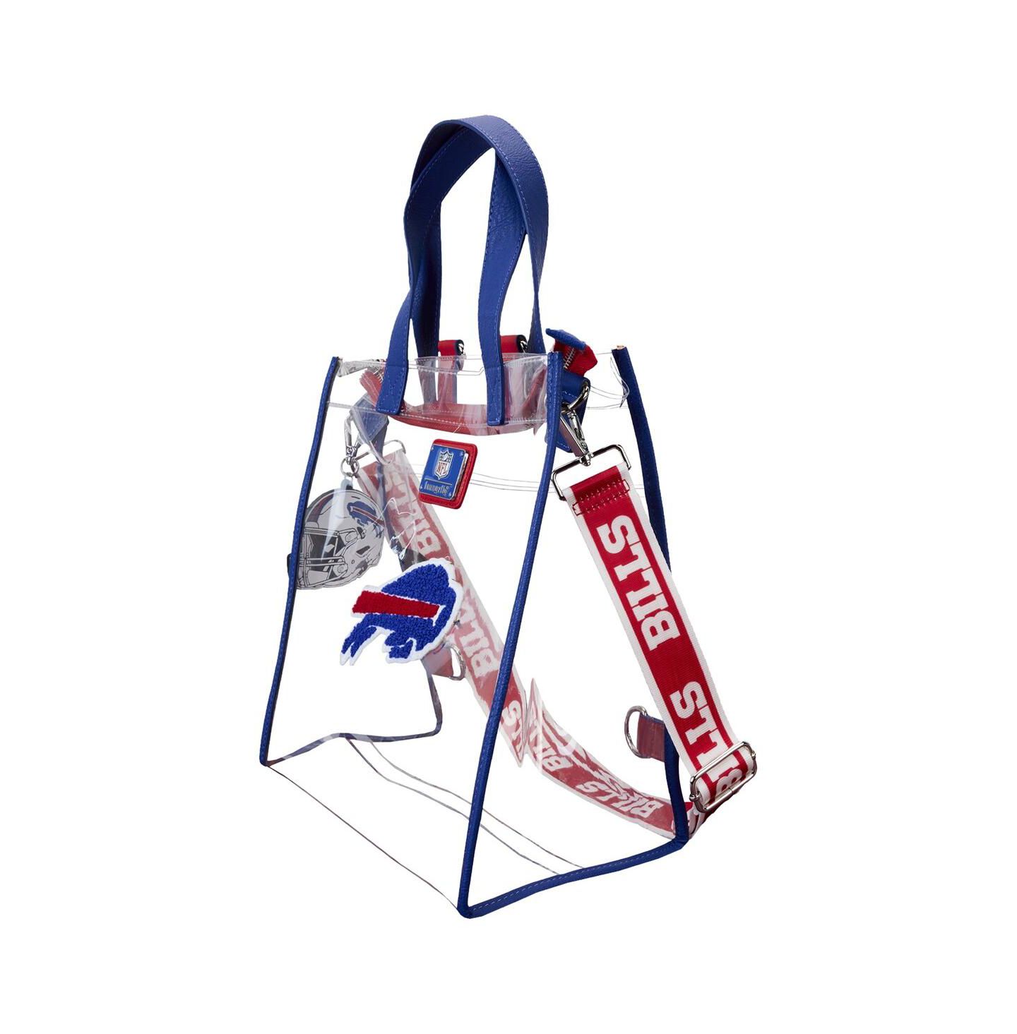 Рюкзак Loungefly Buffalo Bills Clear Convertible Tote Bag — фото 4