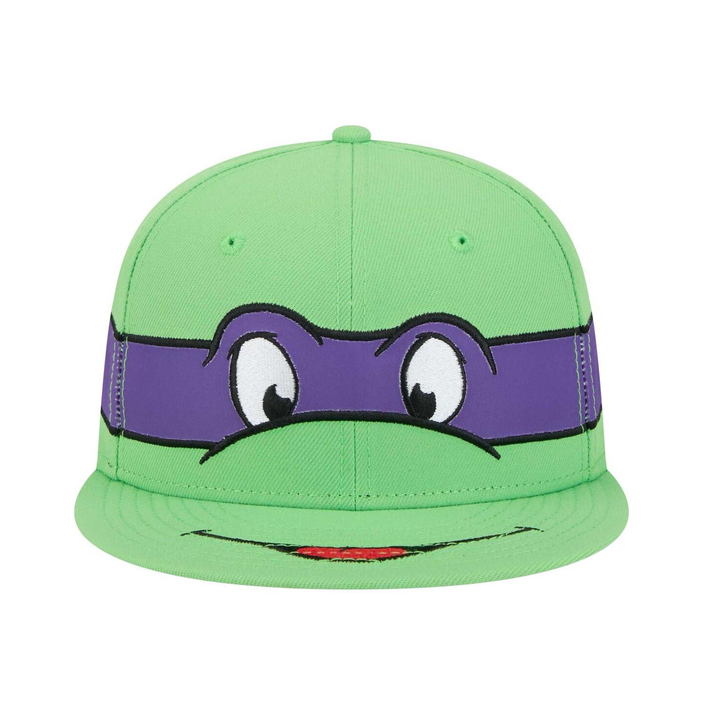 Мужская кепка New Era Green Teenage Mutant Ninja Turtles Donatello 9Fifty Snapback Hat — фото 5