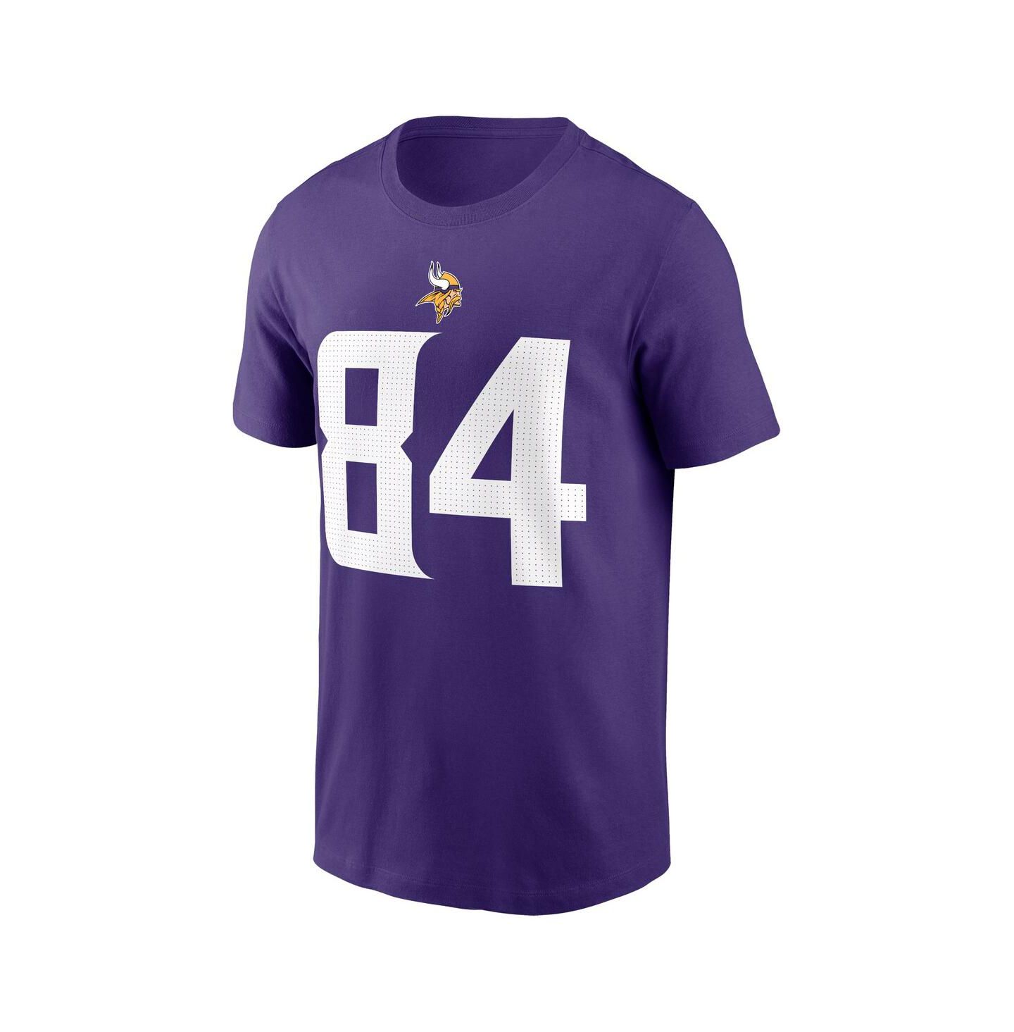 Мужская футболка Nike Randy Moss Purple Minnesota Vikings Retired Player Name & Number — фото 3