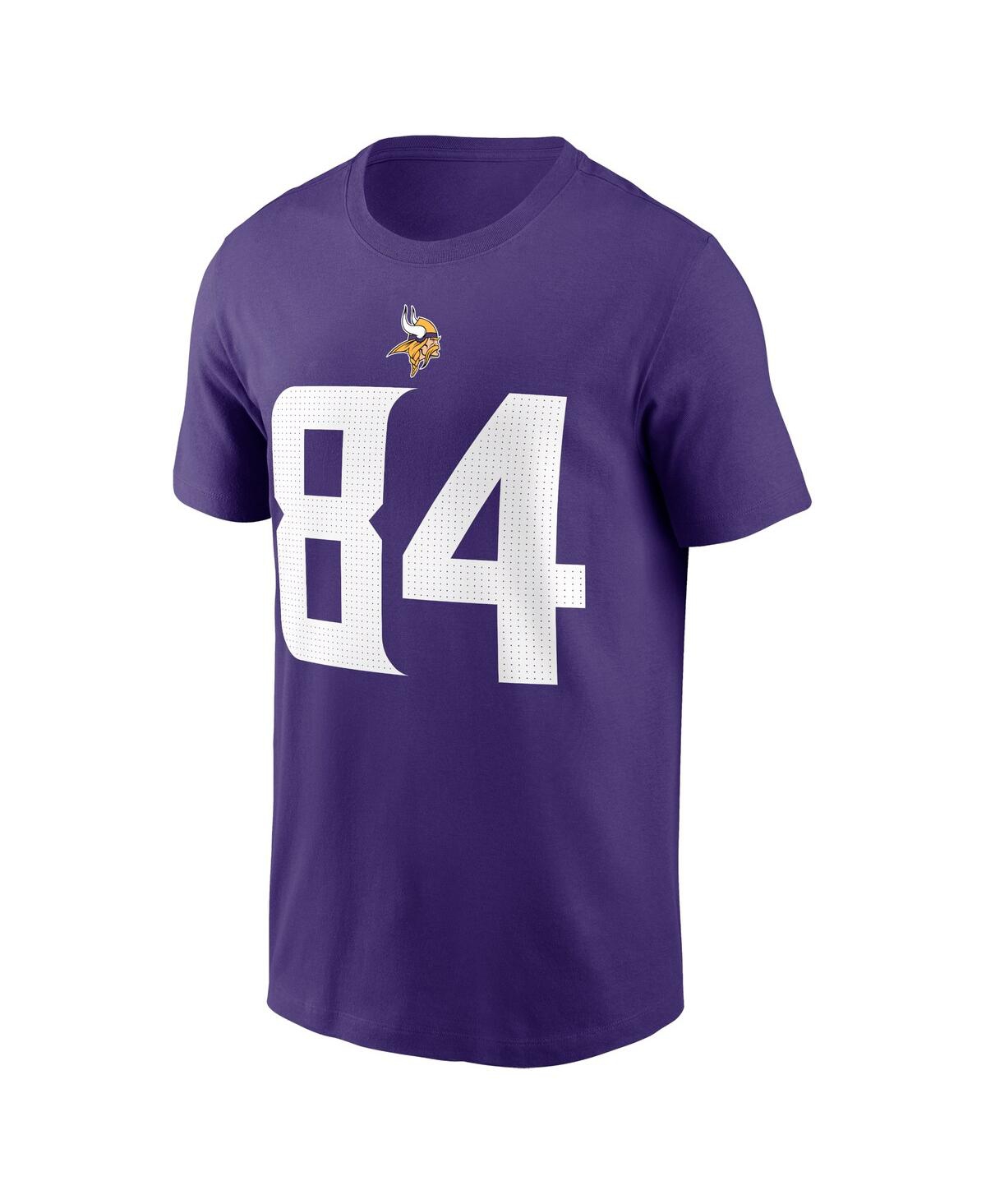 Nike Men's Randy Moss Purple Minnesota Vikings Retired Player Name Number T-shirt In Purple