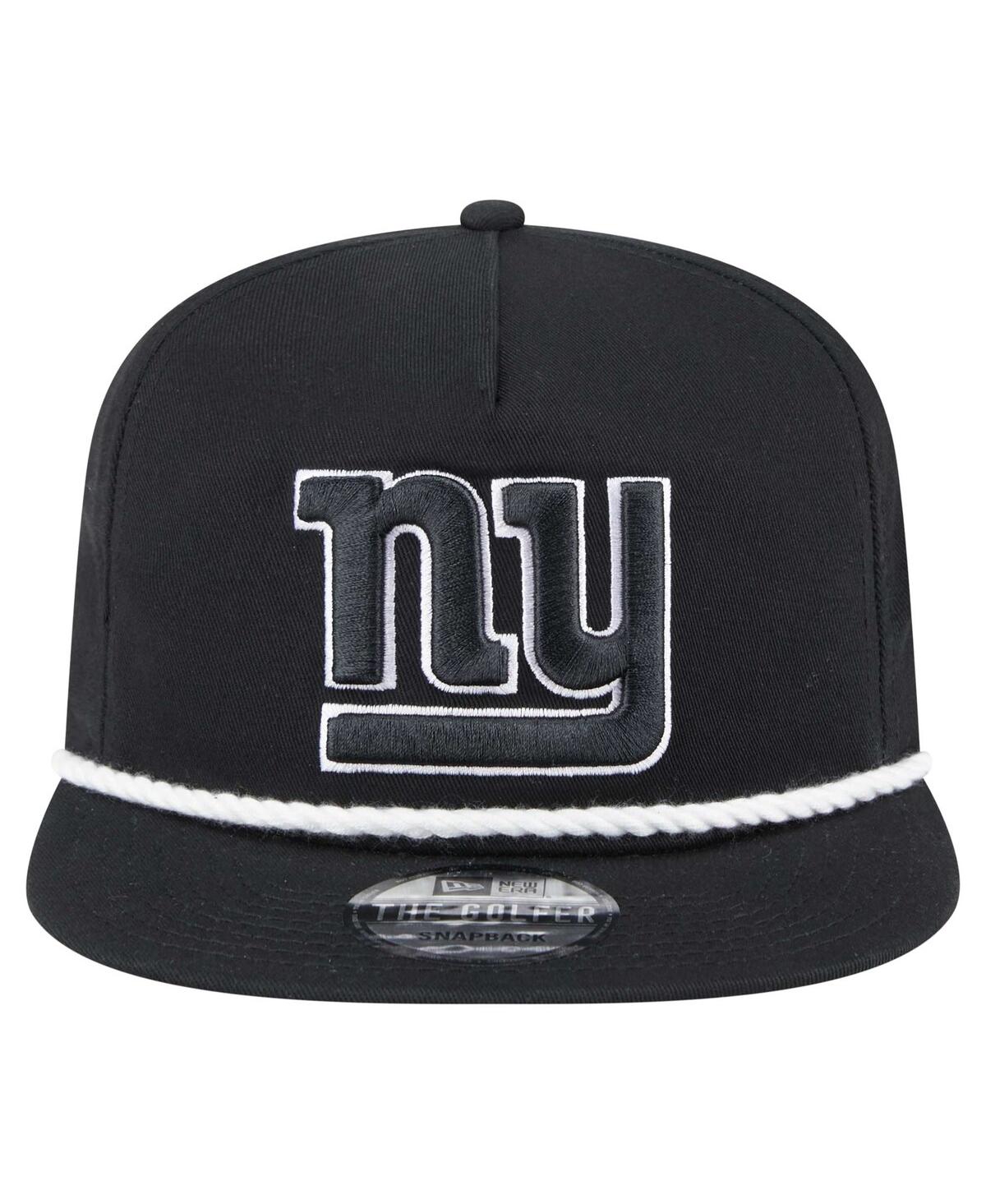 New Era Men's Black New York Giants B-Dub Golfer Snapback Hat