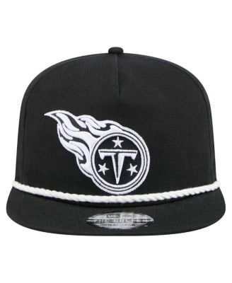 Men's Black Tennessee Titans B-Dub Golfer Snapback Hat