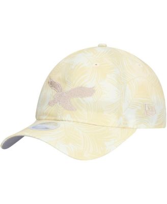 New Era - Women's  Cream Philadelphia Eagles Frond 9TWENTY Adjustable Hat