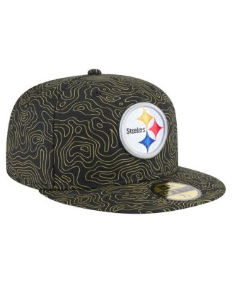 Men's Black Pittsburgh Steelers Geo 59FIFTY Fitted Hat
