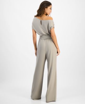 Women's Rumi One-Shoulder Tie-Waist Jumpsuit