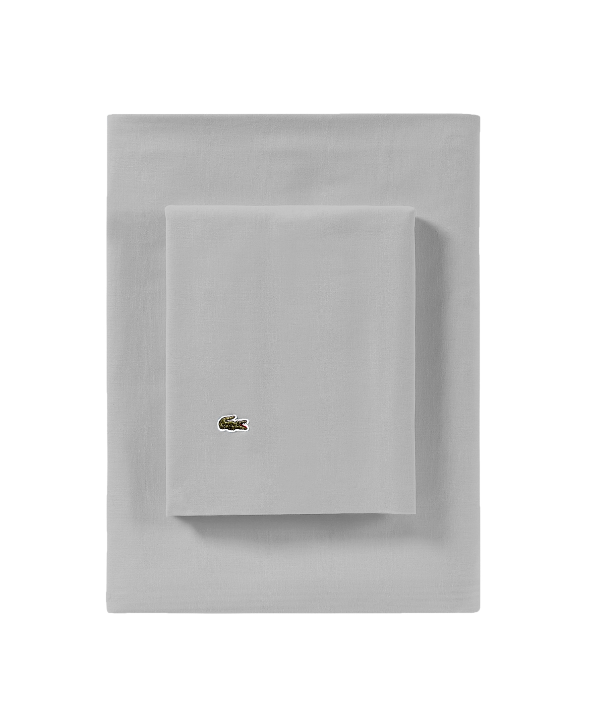 Lacoste Home Solid Cotton Percale Sheet Set, Full