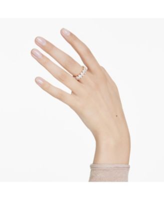 Matrix Gold-Tone Plated Oval Cut Ring