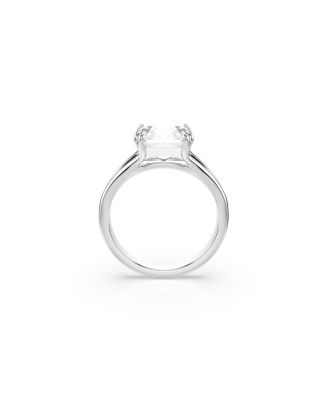 Stilla Rhodium Plated Octagon Cut Ring