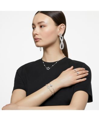 Una Angelic Rhodium Plated Round Cut Ring