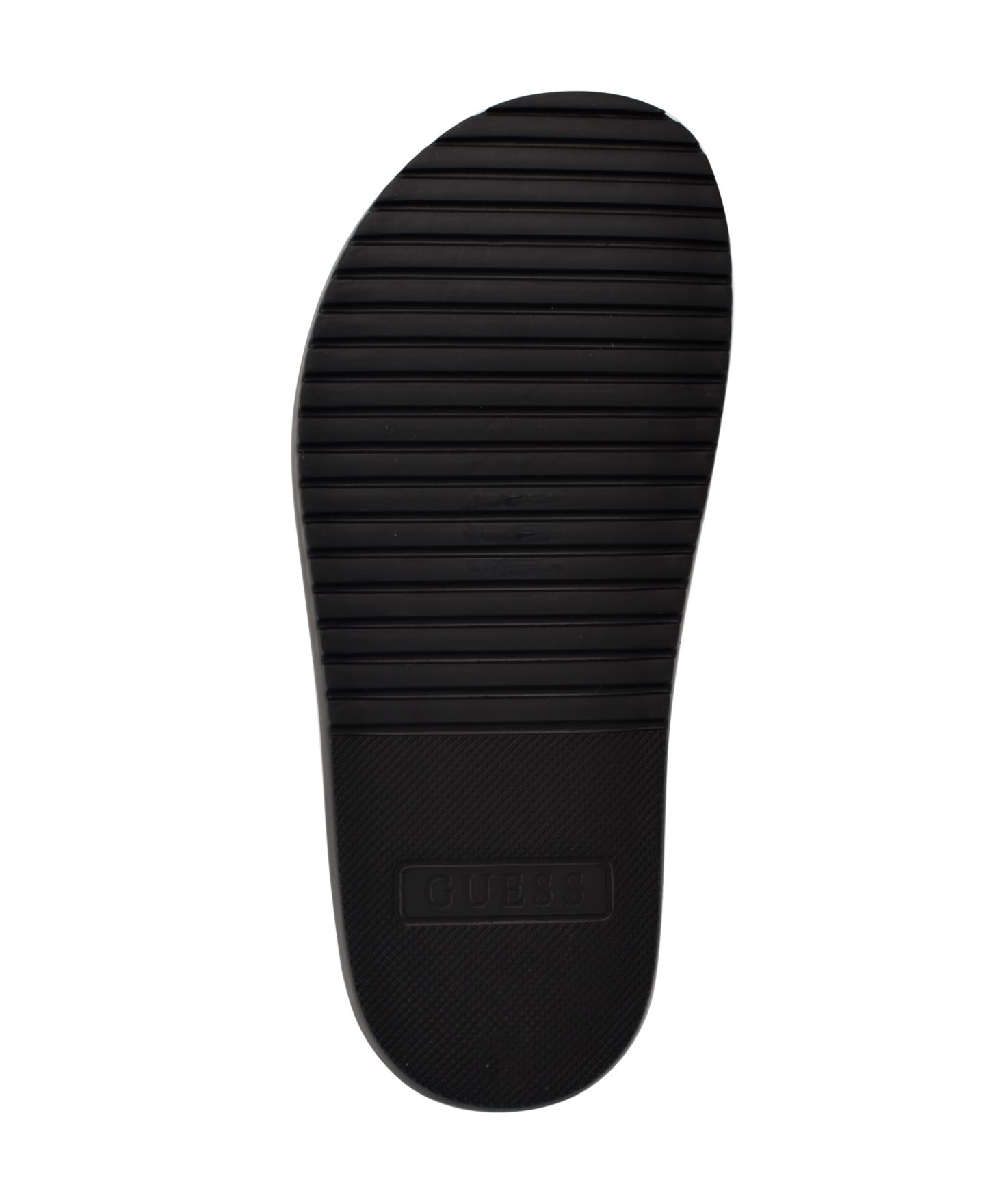 Мужские сандалии GUESS Vugon Branded Slip On Fashion, цвет: Чёрный — фото 5