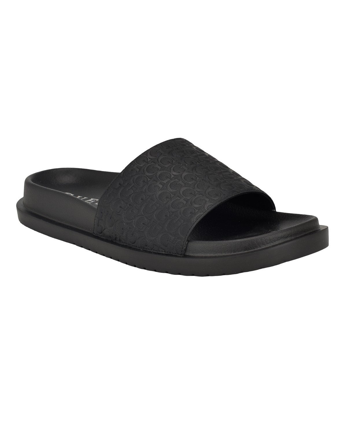 Мужские GUESS Men's Vartino Elevated Slip On Pool Slides — фото 1