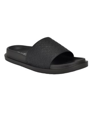 fontaine guess v1 ろと GUESS Men's Vartino Elevated Slip On Pool Slides - Macy's