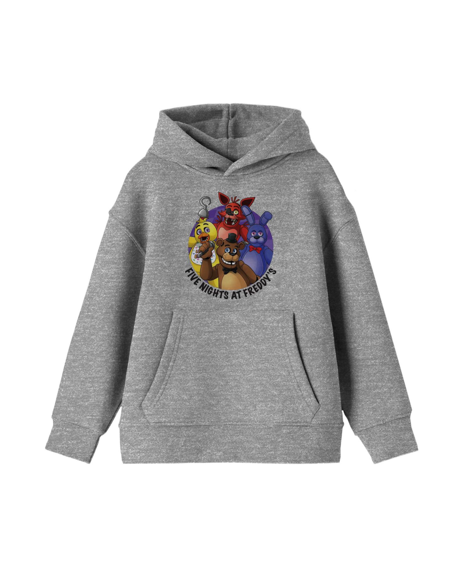 Boys Characters In Circle Heather Grey