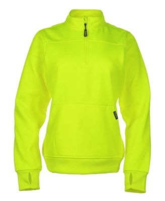 Women's Quarter-Zip Fleece Sweatshirt - Insulated Ladies Work Pullover with Thermal Comfort