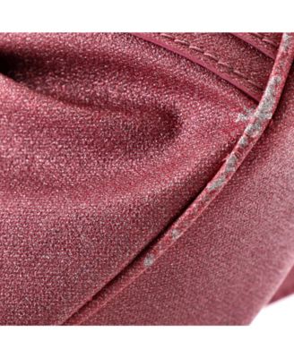 XS Le Cagole Giant Studs Shoulder Bag Glitter Leather