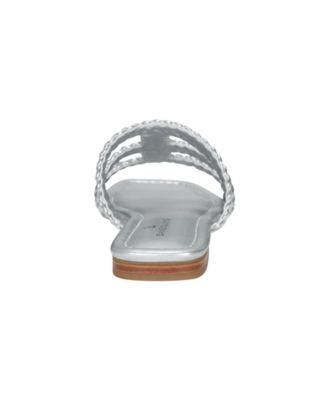 Women's Sumer Woven Caged Flat Slide Sandals