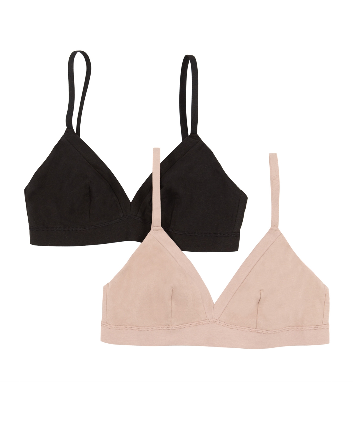 Women's 2-Pack Pima Cotton Bralette - Ballet
