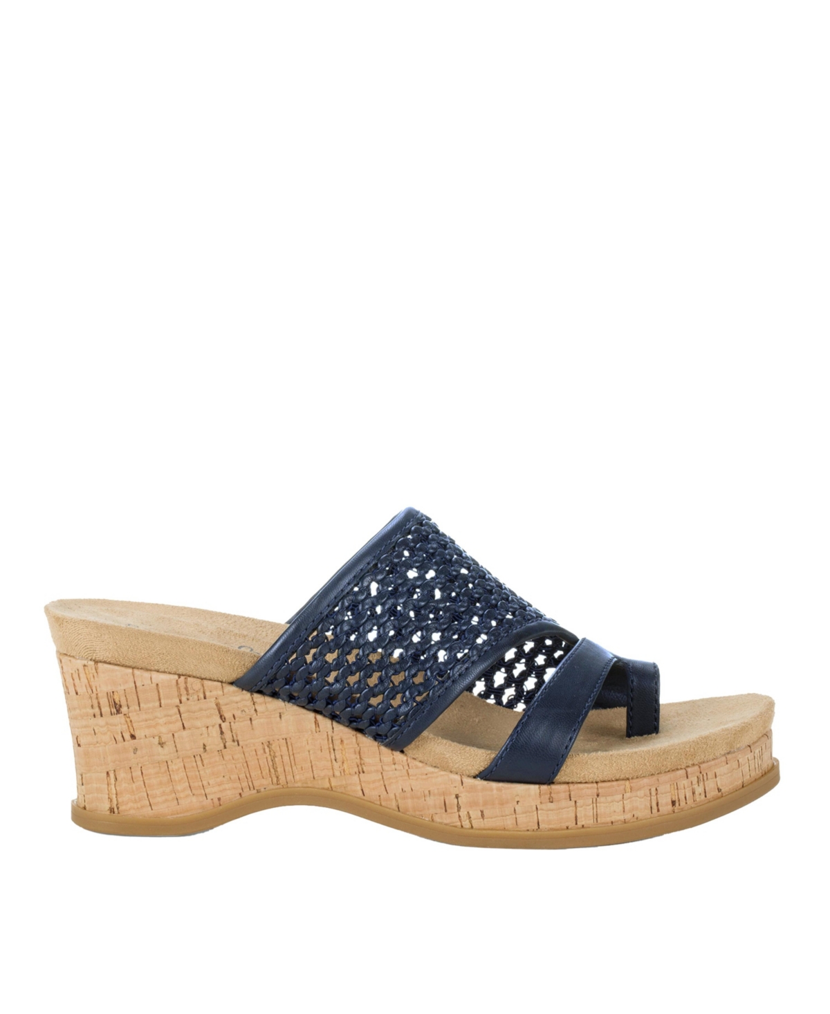 Baretraps Women's Cherish Wedge Sandals In Navy Blue