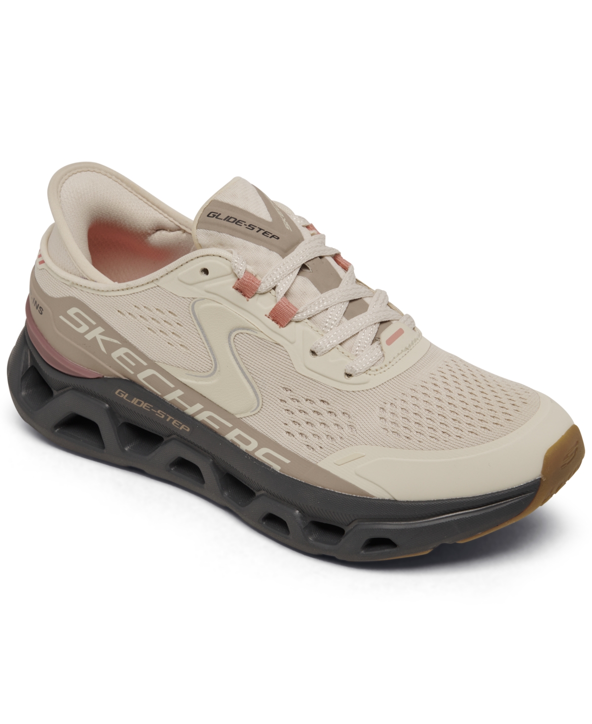 Women's Slip-Ins: Glide-Step Altus Athletic Walking Sneakers from Finish Line - Natural, Gray