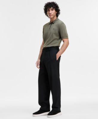Men's Modern-Fit Black Pants