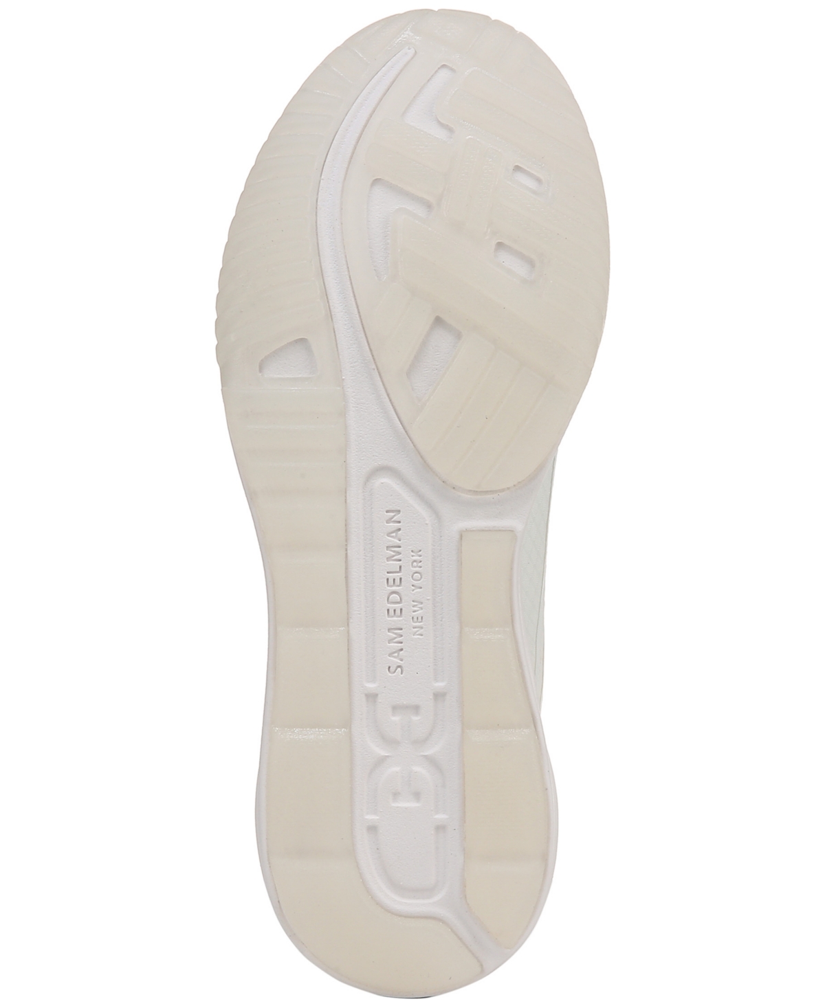 Sam Edelman Women's Miles Mixed-media Lace-up Sneakers In White Mesh