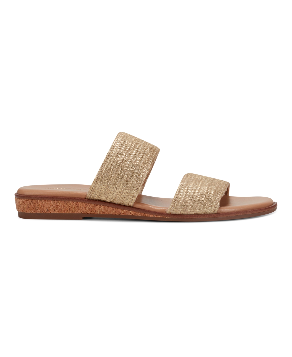 Easy Spirit Loyal Slide Sandal In Gold