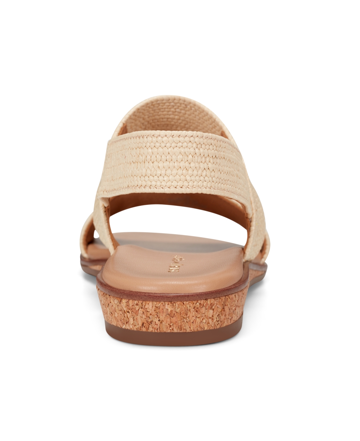 Shop Easy Spirit Women's Lana Double Band Flat Slingback Sandals In Light Natural