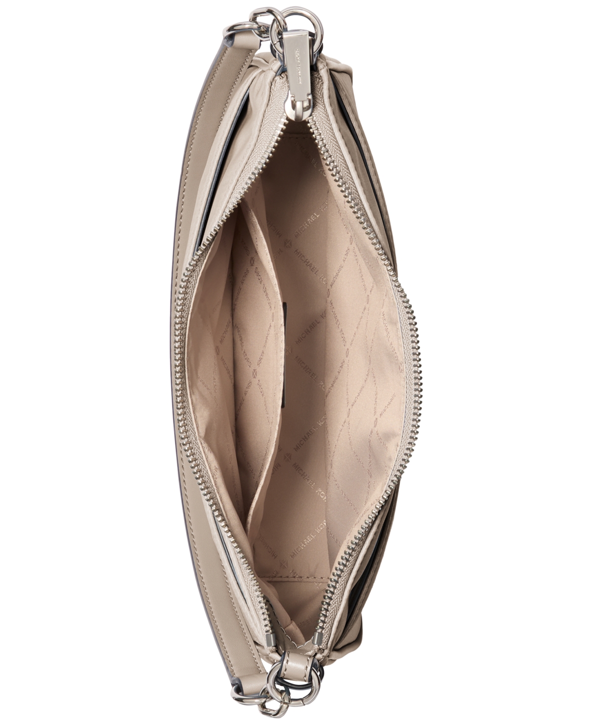 Michael Kors Michael  Jet Set Small Top Zip Pochette Crossbody In Sand