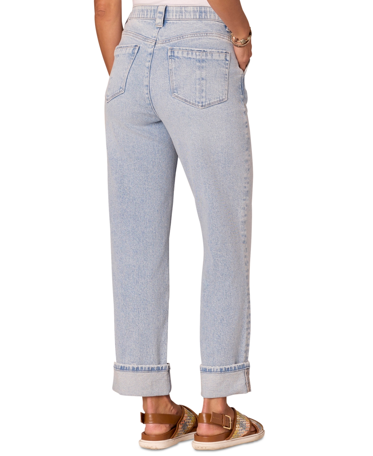 DEMOCRACY PETITE "AB" SOLUTION HIGH-RISE BOYFRIEND JEANS 