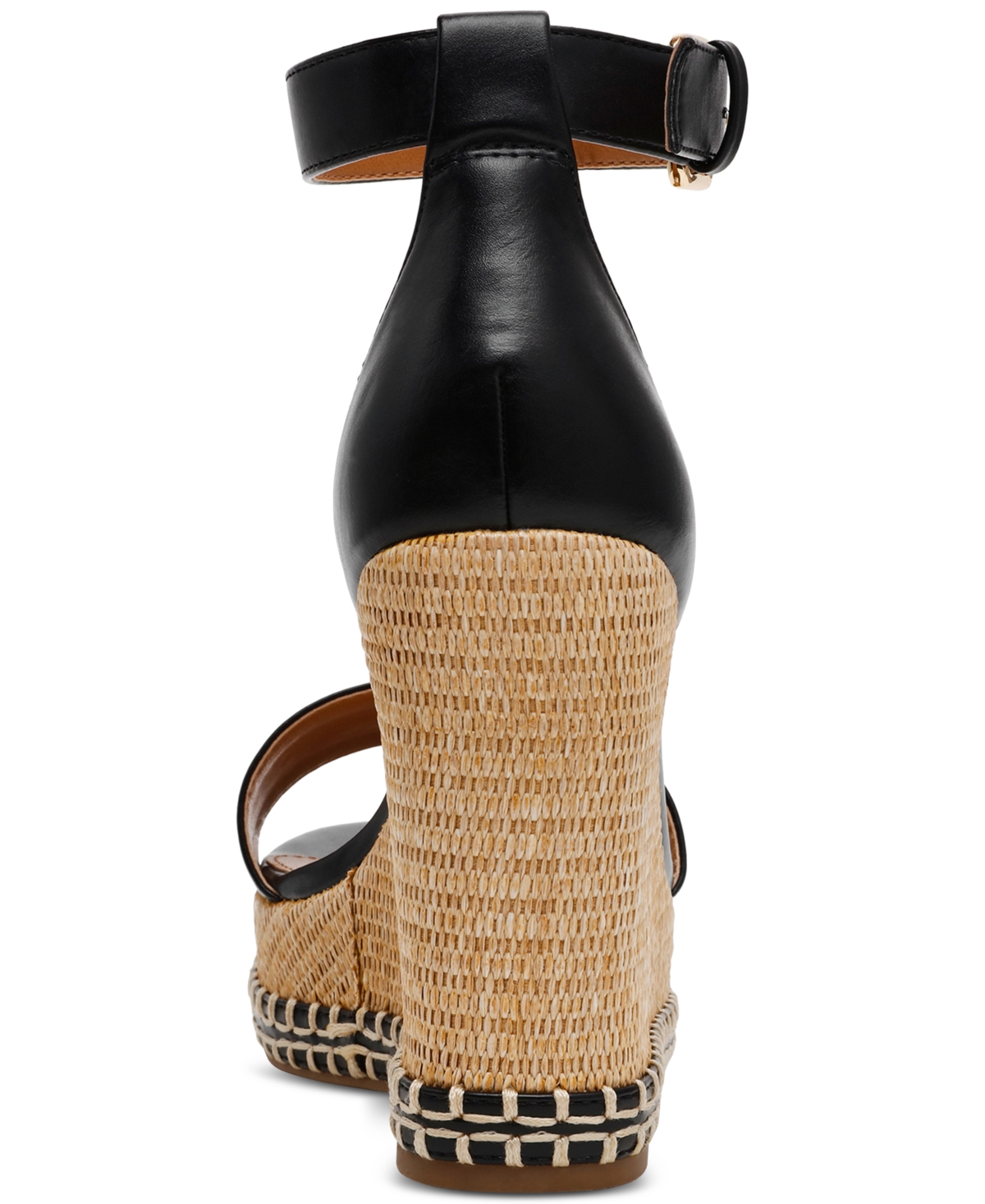 Dv Dolce Vita Women's Tammara Ankle-Strap Platform Whipstitch Wedge Sandals