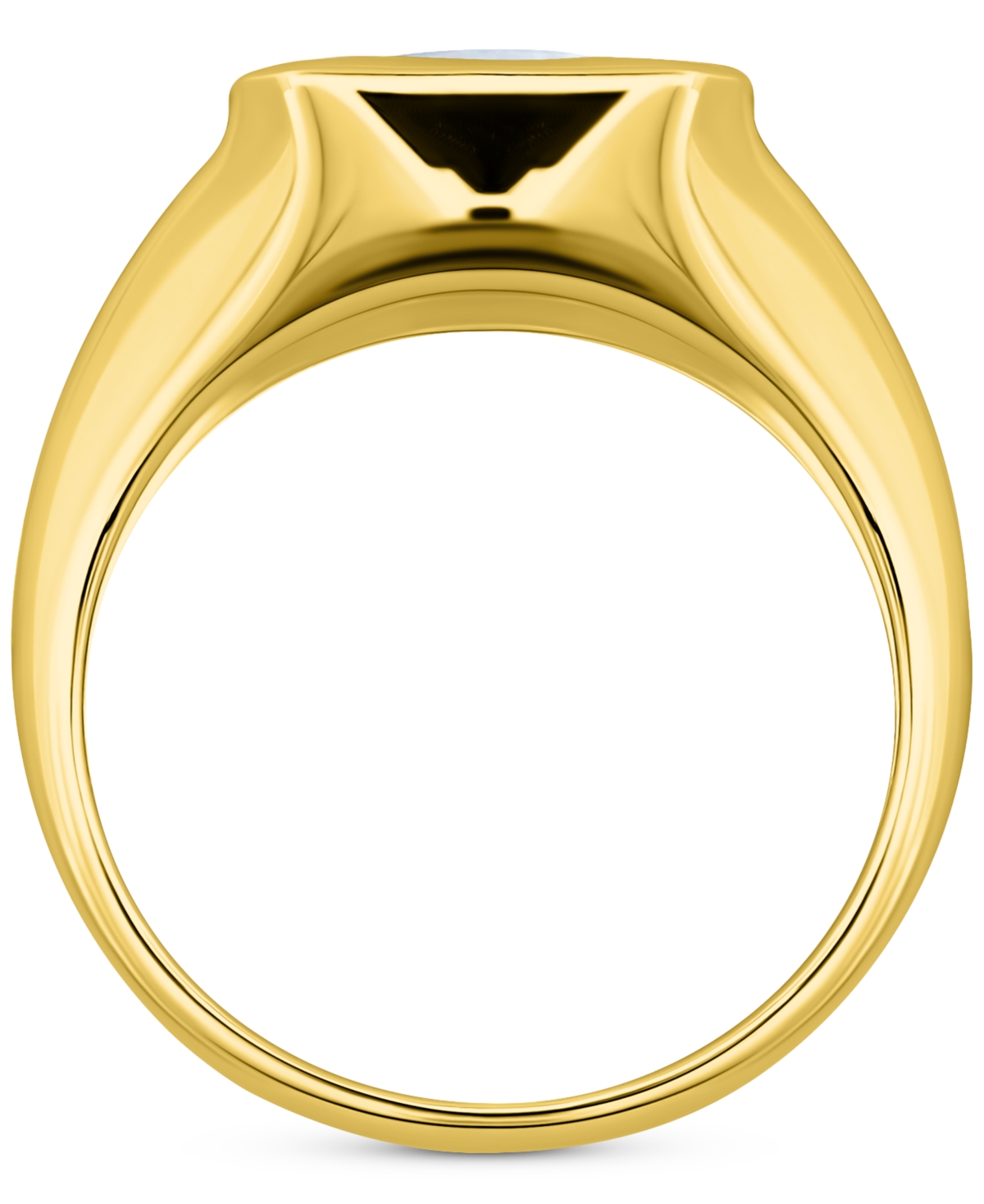 Giani Bernini Cubic Zirconia Bezel Solitaire Ring In Sterling Silver, Exclusively At Macy's (also Available In 18k In Gold