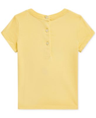 Baby Girls Jersey Polo Bear Tee