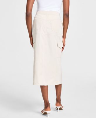 Women's Cargo Midi Skirt, Exclusively at Macy's