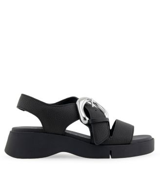 Women's Fez Round Toe Flatform Sandals