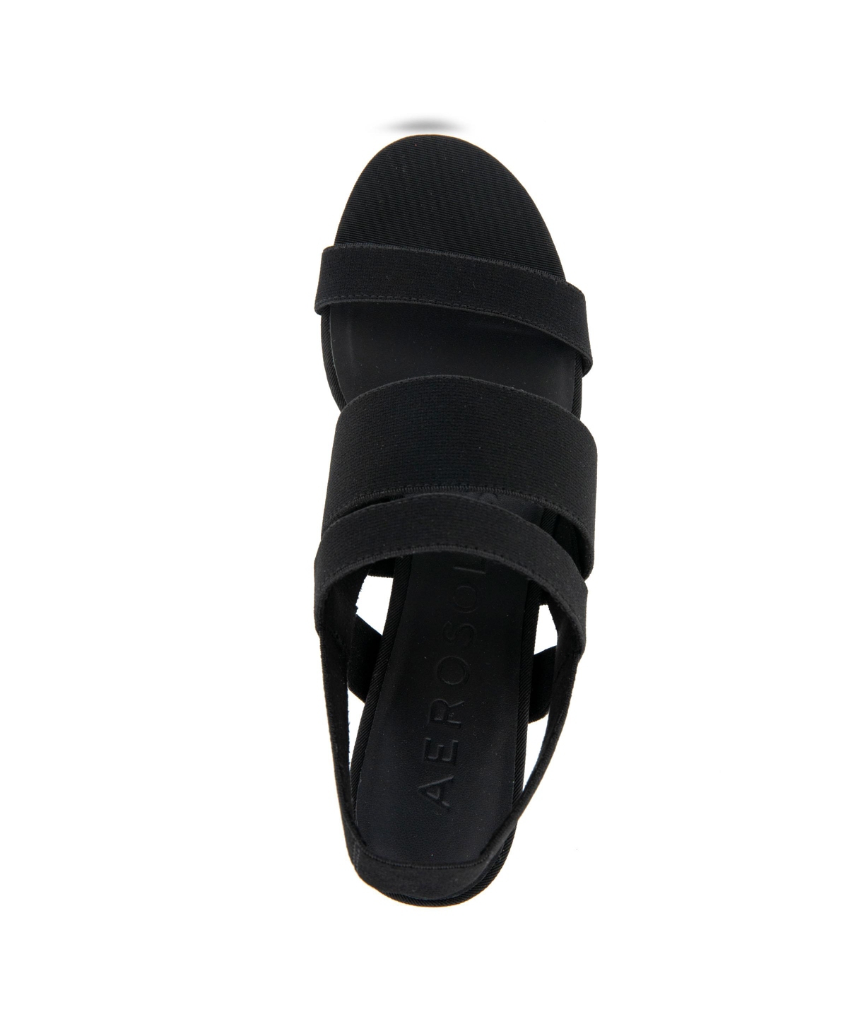 AEROSOLES WOMEN'S CHARA ROUND TOE SLINGBACK SANDALS 