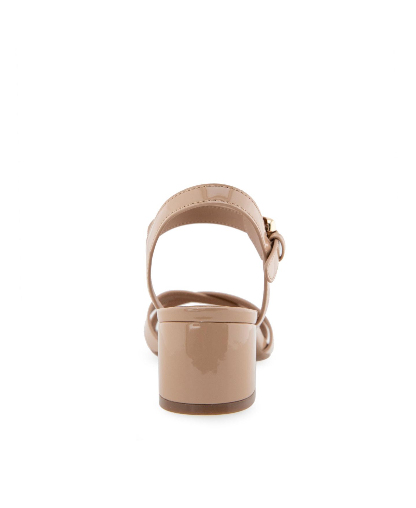 Женские сандалии Aerosoles Cinzia Round Toe Dress Sandals, цвет: Бежевый бисквитный лаковая искусственная кожа — фото 3