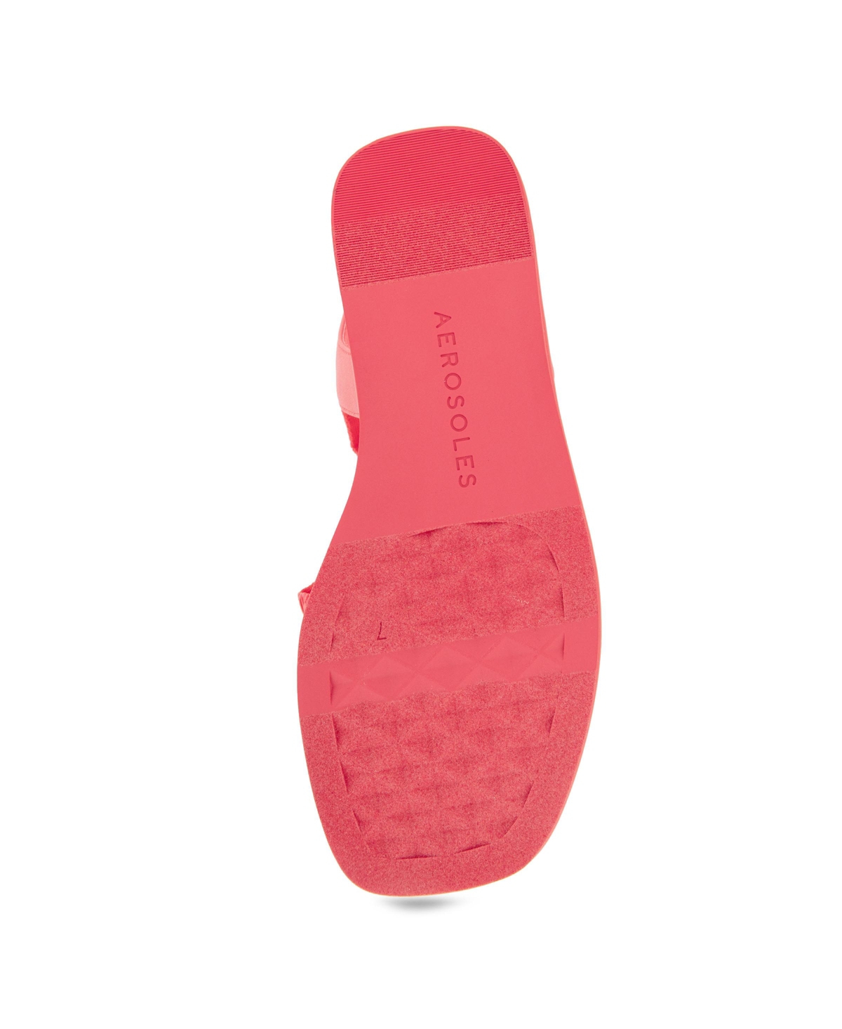 Shop Aerosoles Women's Bora Wedge Sandals In Coral Rouched Elastic Fabric