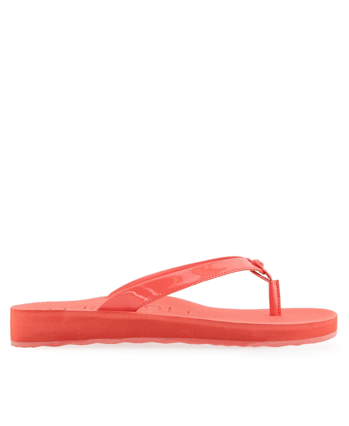 Shop Aerosoles Women's Jace Round Toe Thong Sandals In Coral