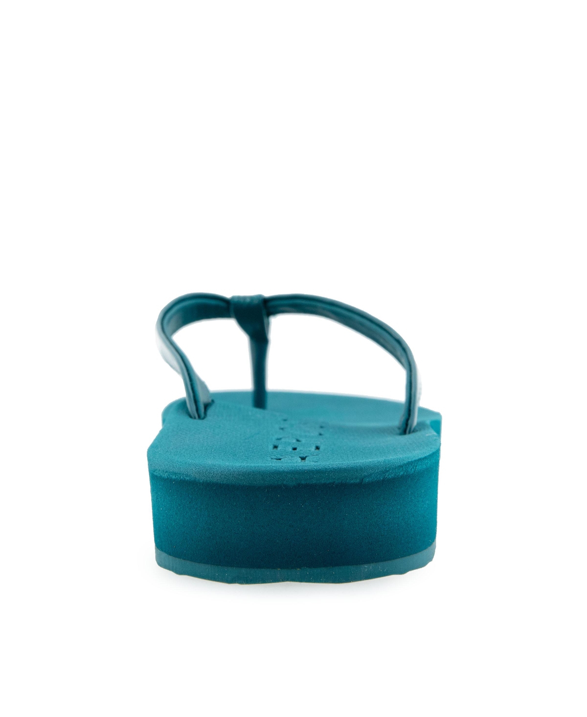 Shop Aerosoles Women's Jace Round Toe Thong Sandals In Teal